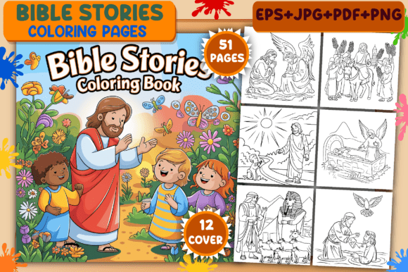 Bible Stories Coloring Pages for Adults