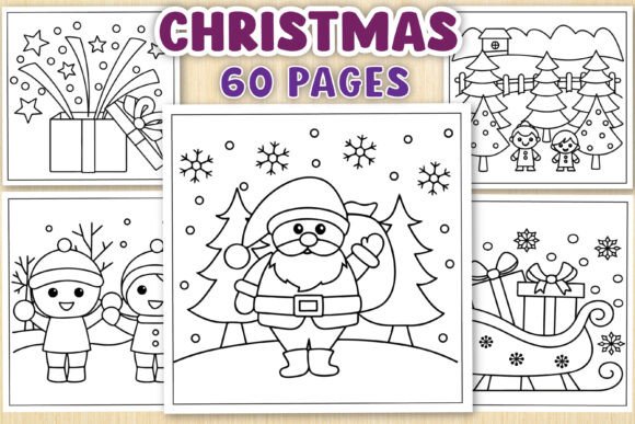 Christmas Bold and Easy Coloring Pages: A Creative Escape for the Modern Adult