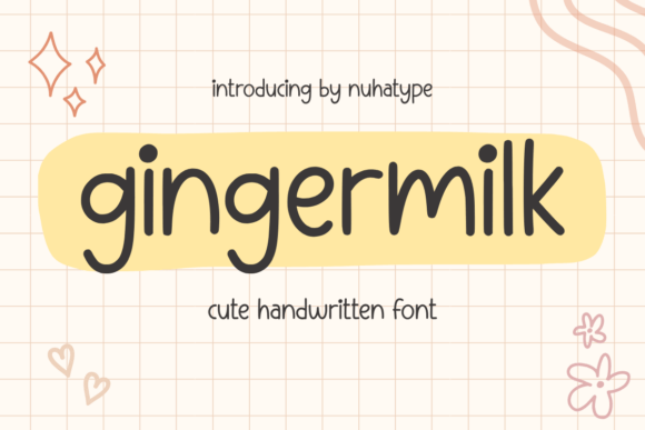 Gingermilk: A Minimalist Font for Creative Expression