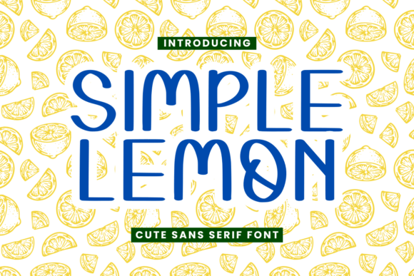 Simple Lemon: A Versatile and Cute Handwriting Font for Creative Projects