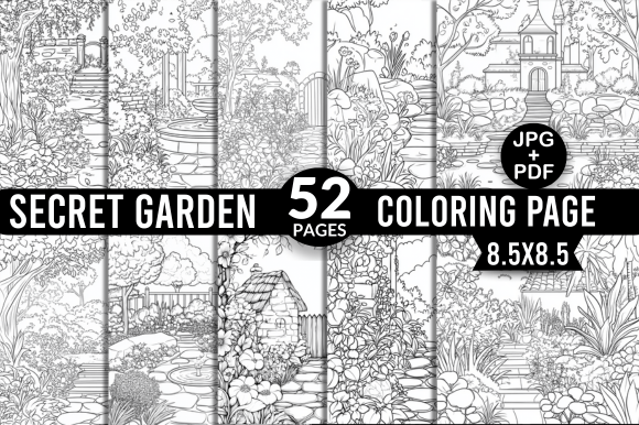Unlocking Creativity with Secret Garden Coloring Pages: A Unique Design for Artists and Entrepreneurs